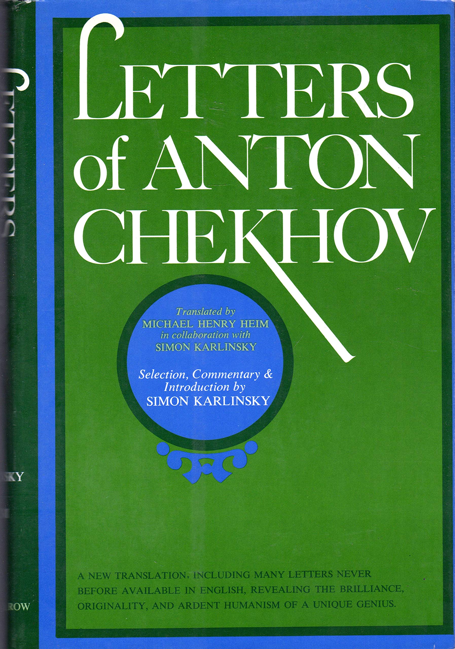 Letters of Anton Chekhov book cover