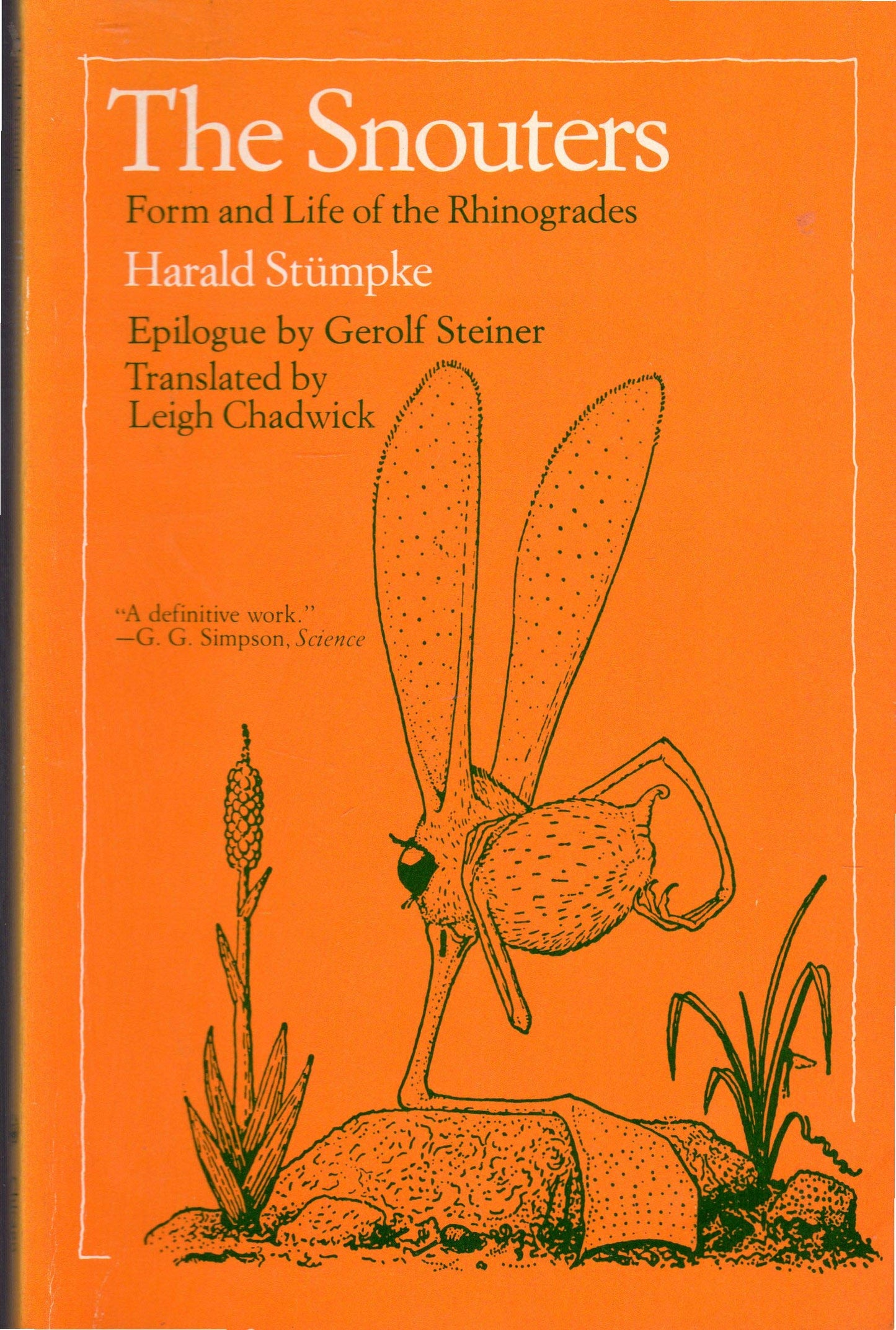 Snouters: Form and Life of the Rhinogrades (Phoenix) book cover