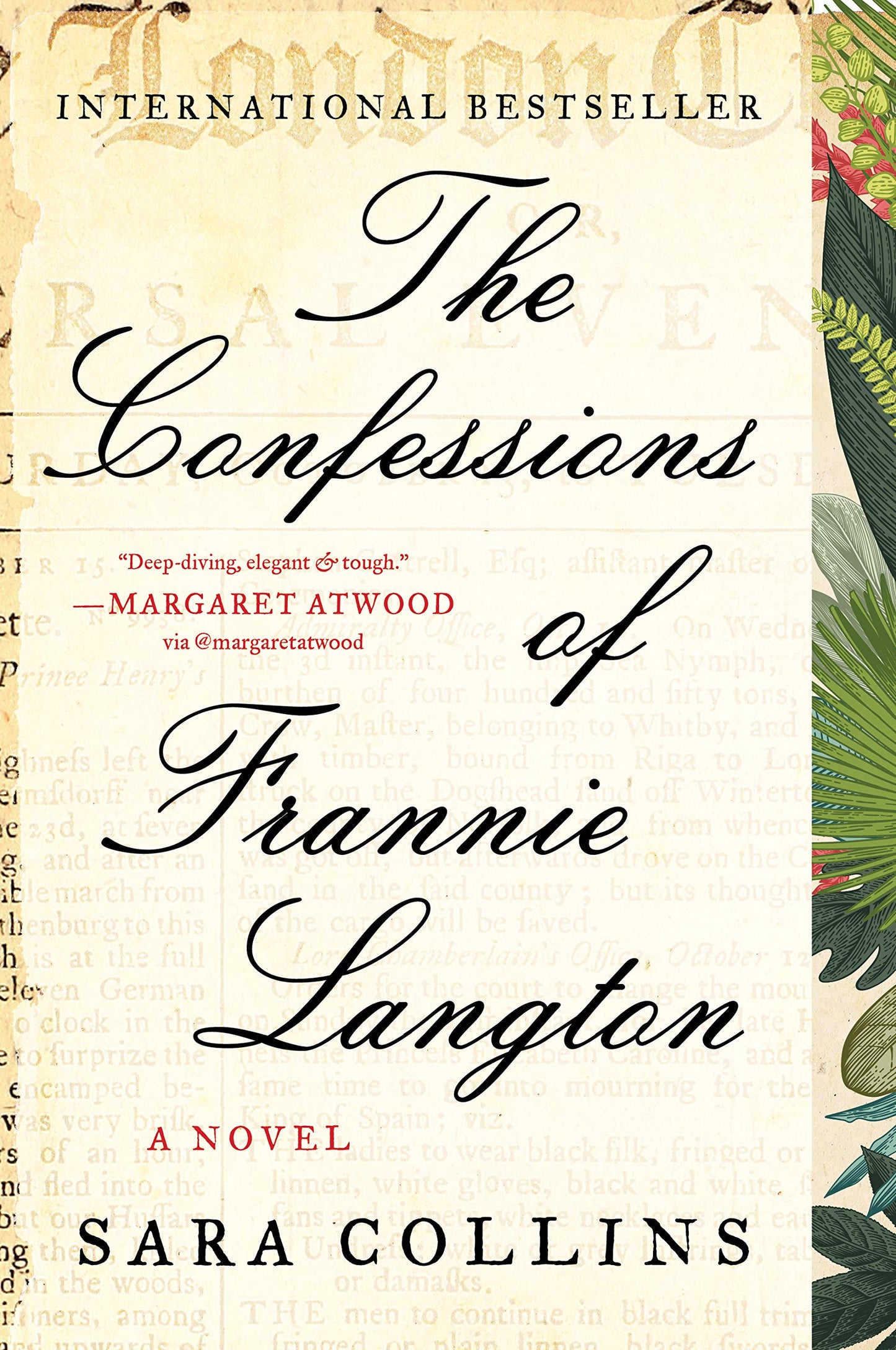 Confessions of Frannie Langton book cover