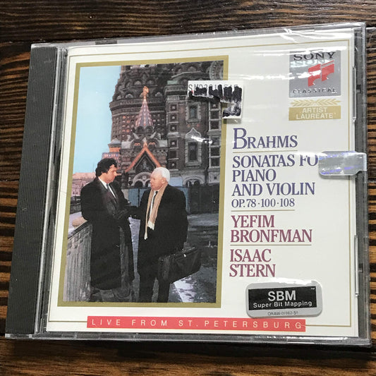 Brahms: Sonatas for Piano and Violin, Op. 78, 100, 108 book cover