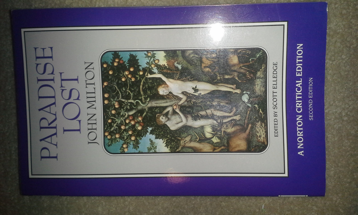 Paradise Lost: An Authoritative Text, Backgrounds and Sources, Criticism book cover