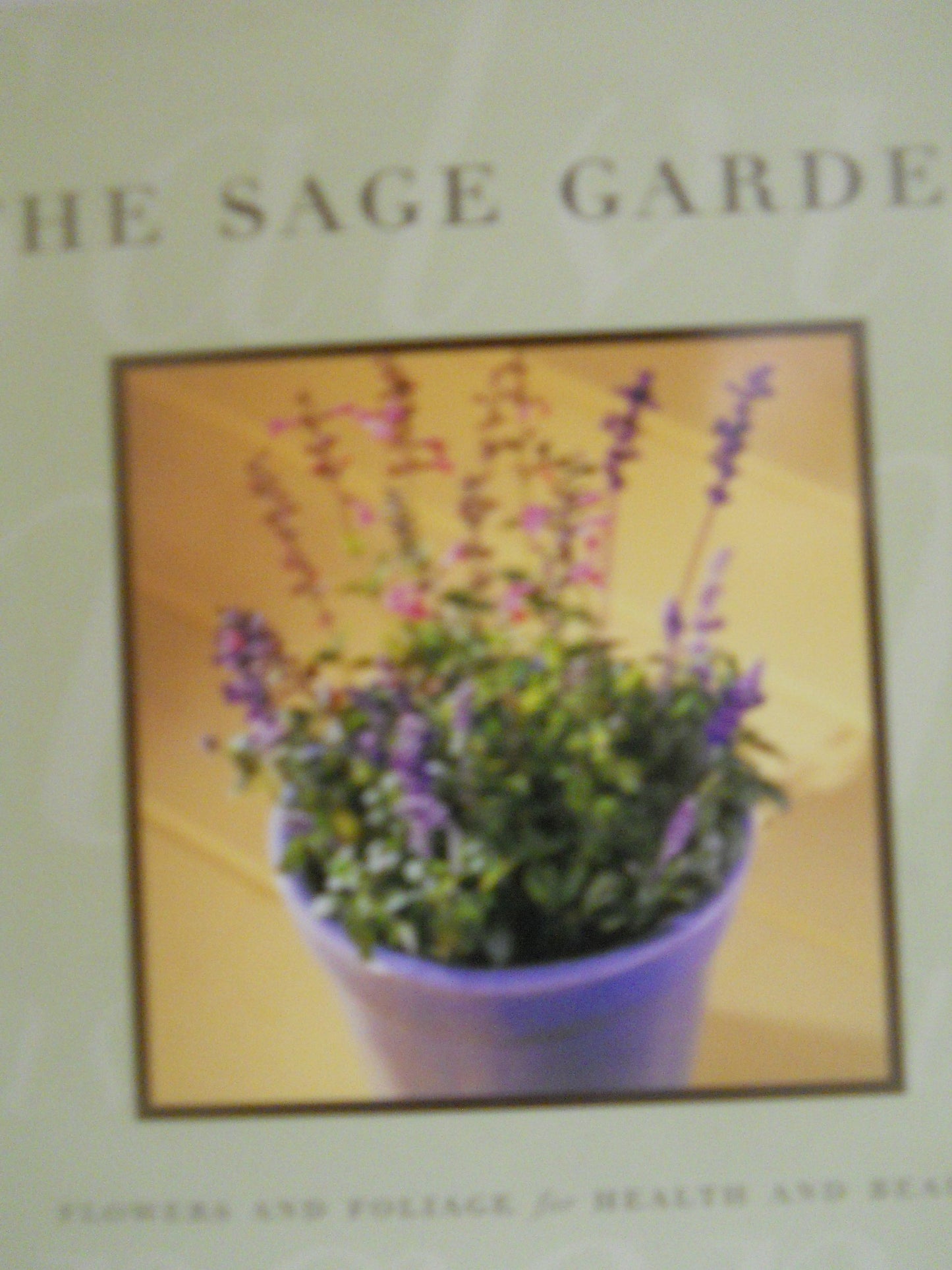 Sage Garden: Flowers and Foliage for Health and Beauty book cover