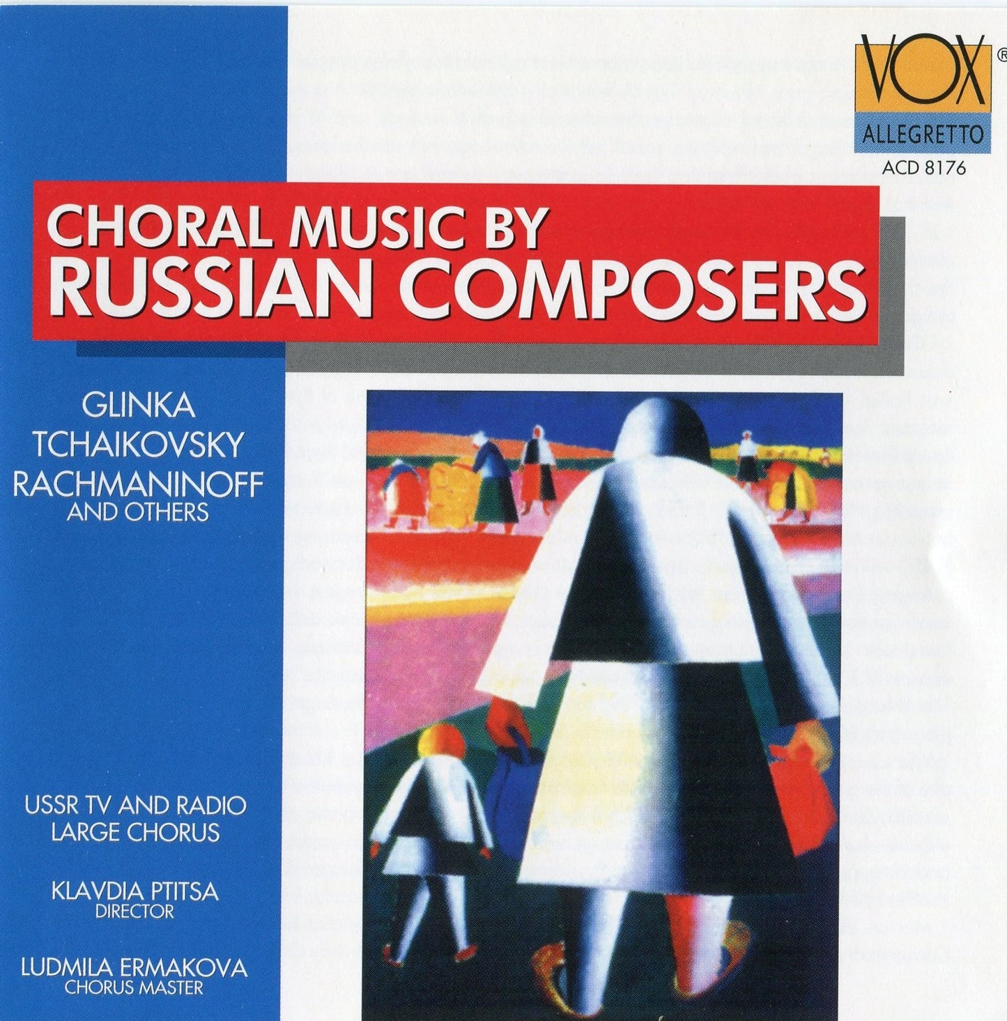 Choral Music by Russian Composers (Glinka, Tchaikovsky, Rachmaninoff & Others) book cover