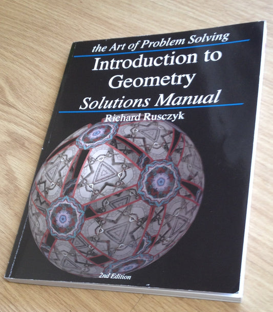 Art of Problem Solving Introduction to Geometry Solutions Manual book cover