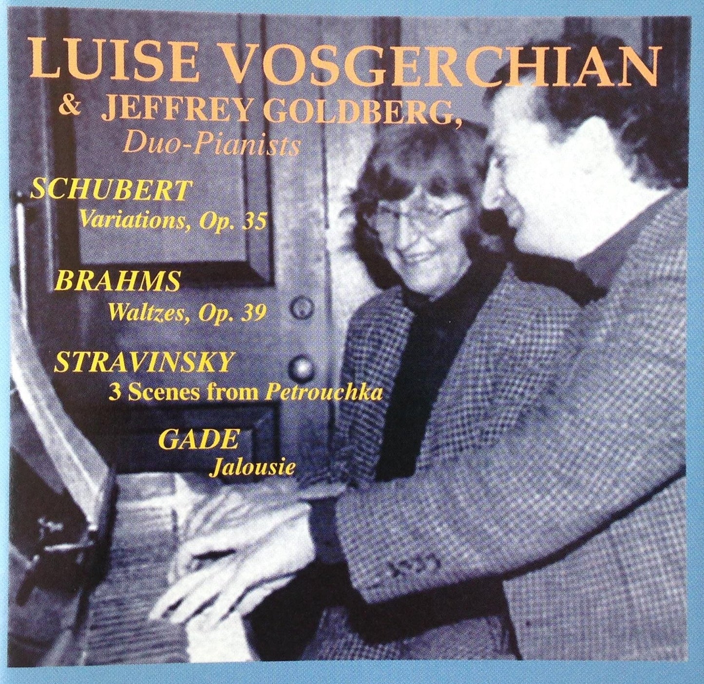 Luise Vosgerchian and Jeffery Goldberg, Duo-Pianists book cover