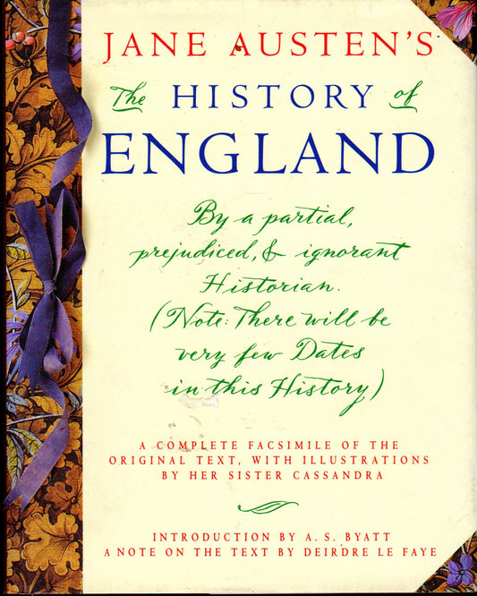 Jane Austen's the History of England book cover