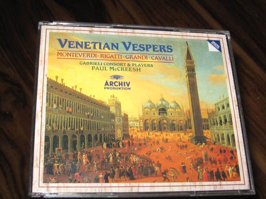 Monteverdi, Rigatti, Grandi, Cavalli: Venetian Vespers book cover