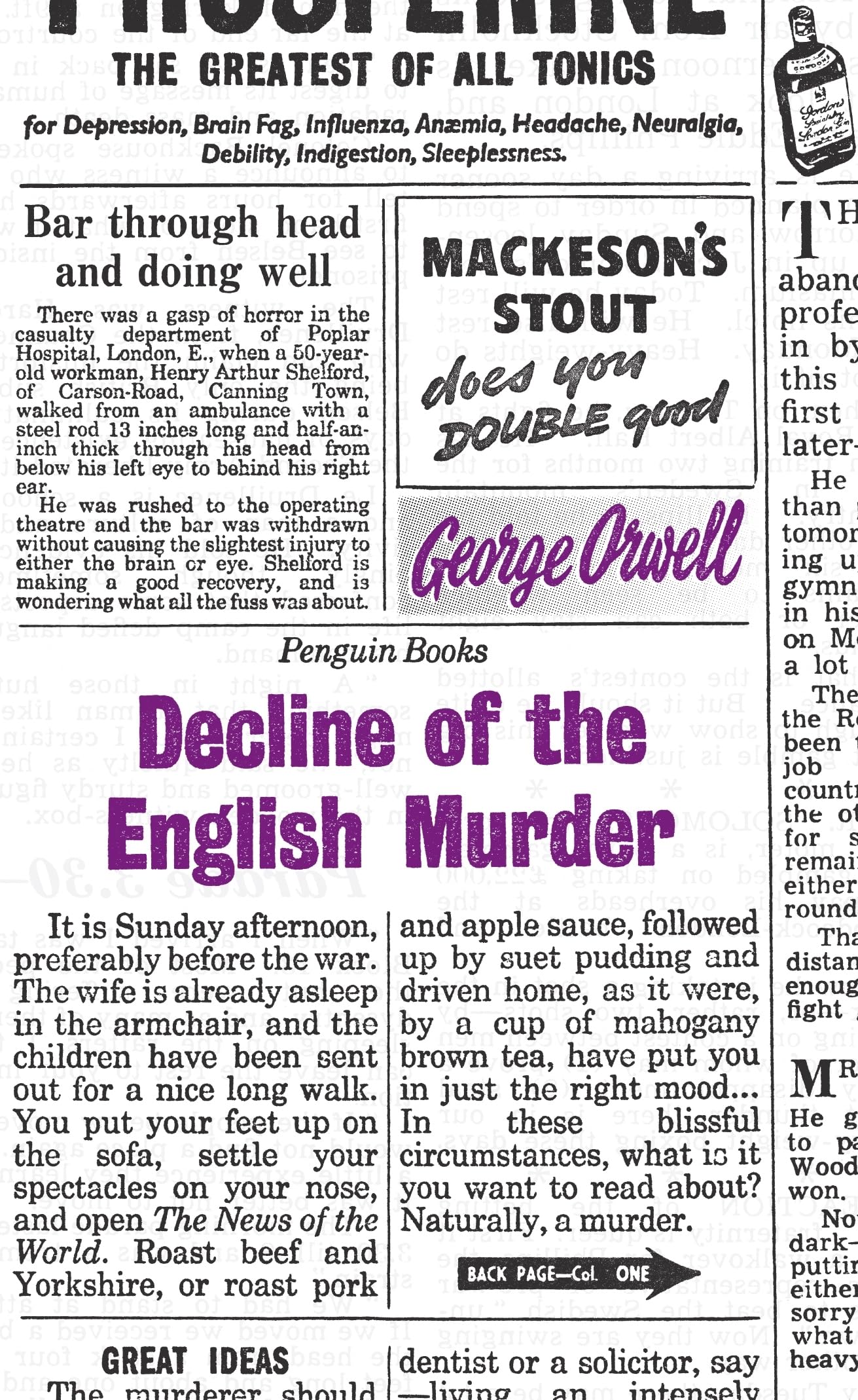 Great Ideas Decline of the English Murder book cover