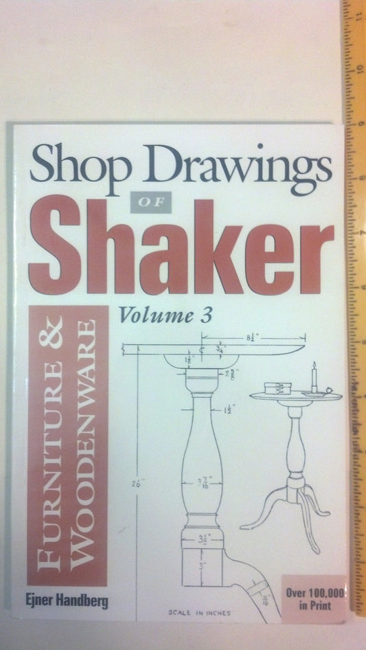 Shop Drawings of Shaker Furniture & Woodenware (Revised) book cover