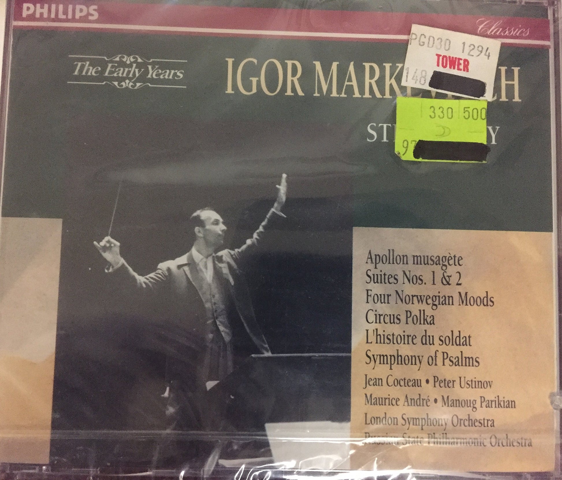Stravinsky-Apollon Musagete-Histoire du Soldat Suites 1, 2, Symphonie de psaumes book cover