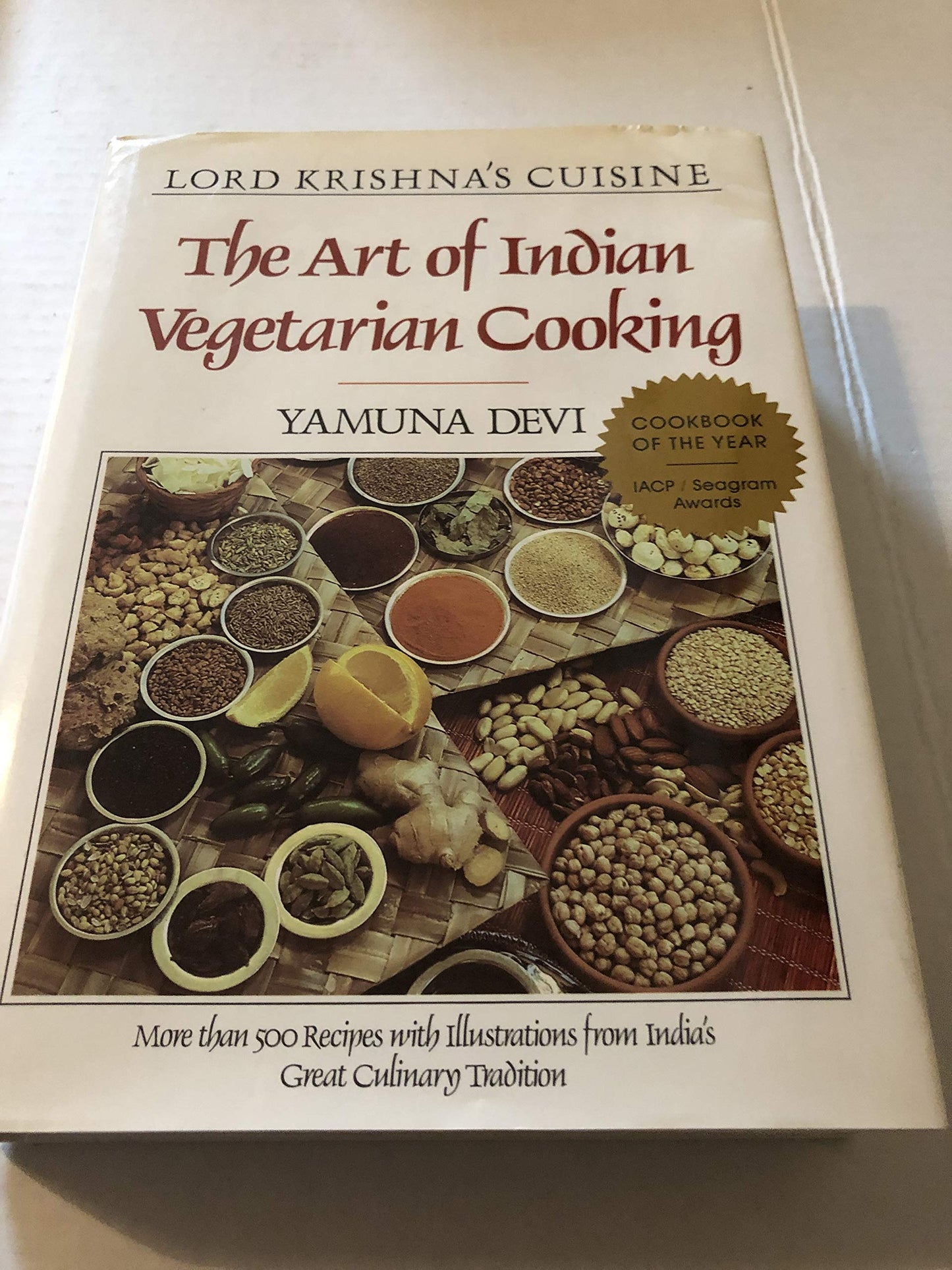 Lord Krishna's Cuisine: The Art of Indian Vegetarian Cooking book cover