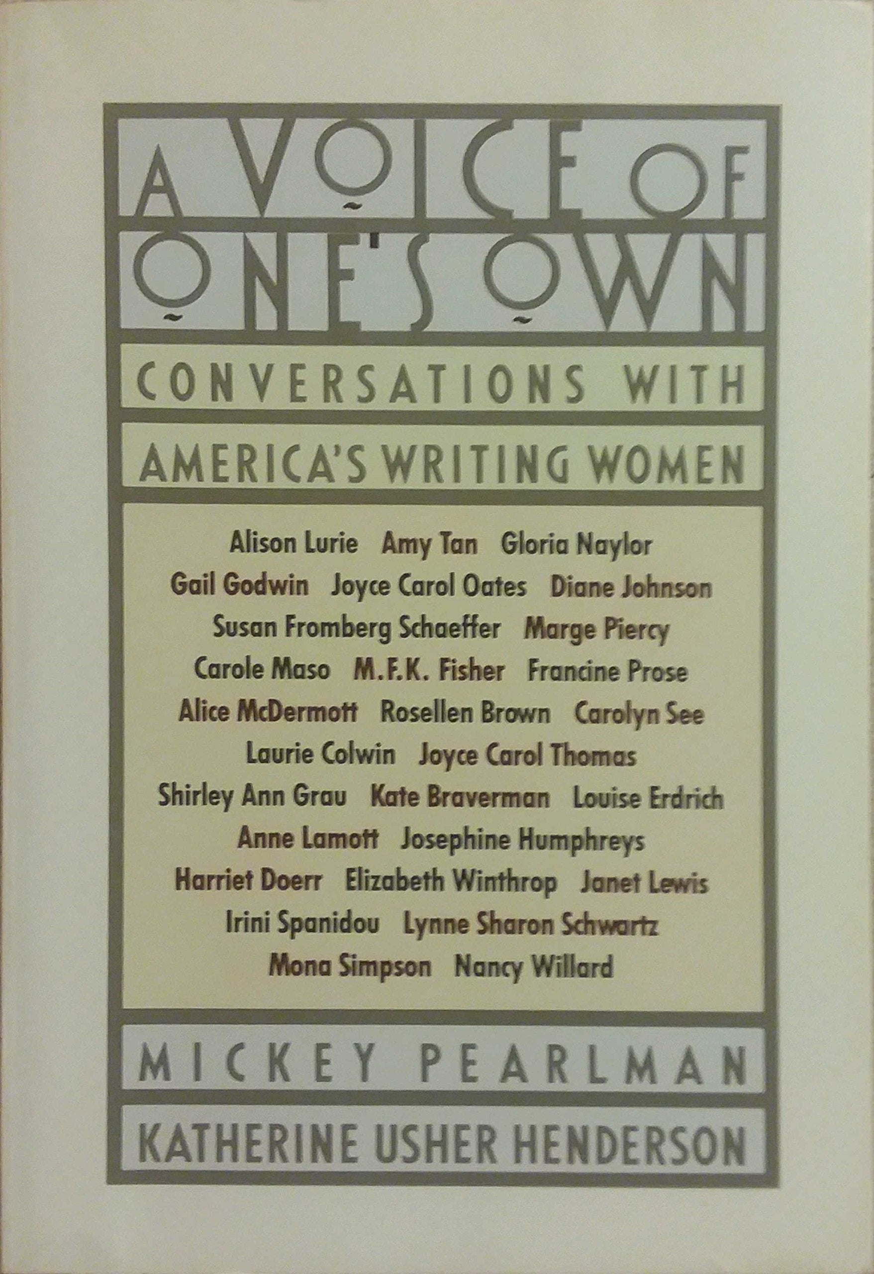 Voice of One's Own Pa book cover