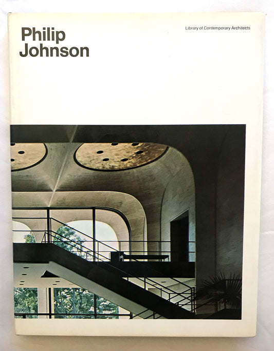 Philip Johnson (Library of Contemporary Architects) book cover