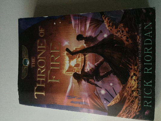 Kane Chronicles, Book Two the Throne of Fire book cover