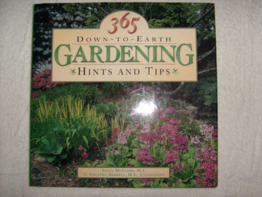 365 down-to-earth gardening hints and tips book cover