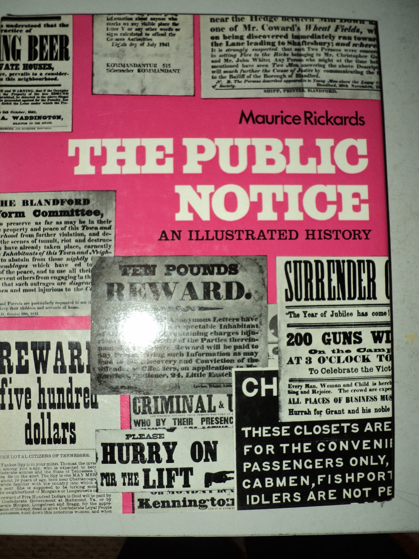 The Public Notice: An Illustrated History book cover