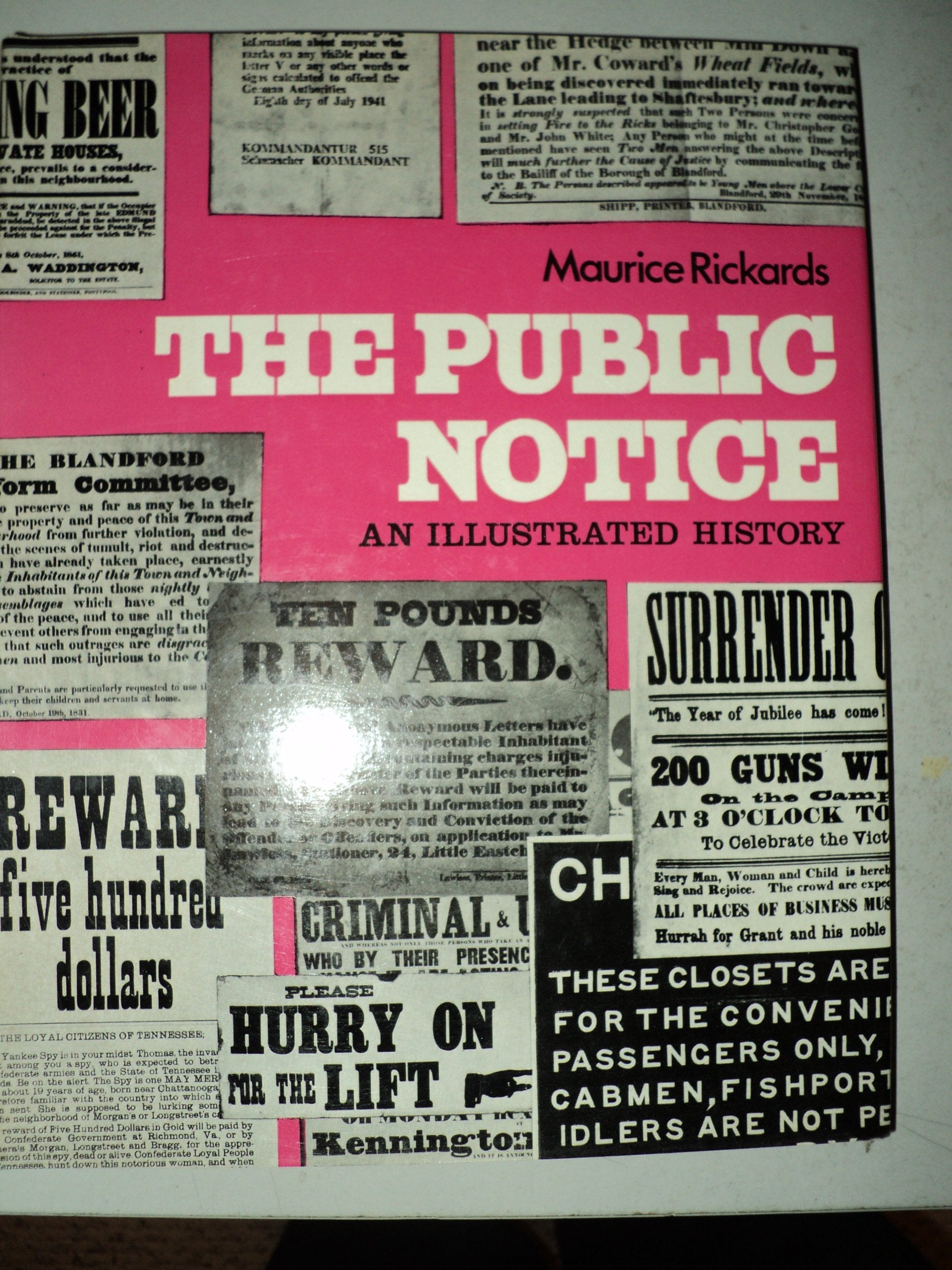 The Public Notice: An Illustrated History book cover