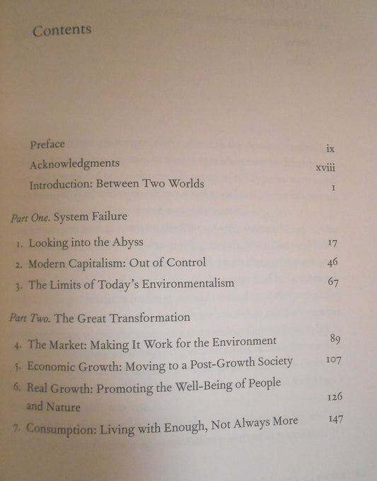 Bridge at the Edge of the World: Capitalism, the Environment, and Crossing from Crisis to Sustainability