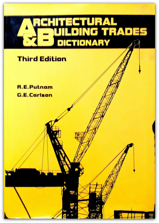 Architectural and Building Trades Dictionary book cover