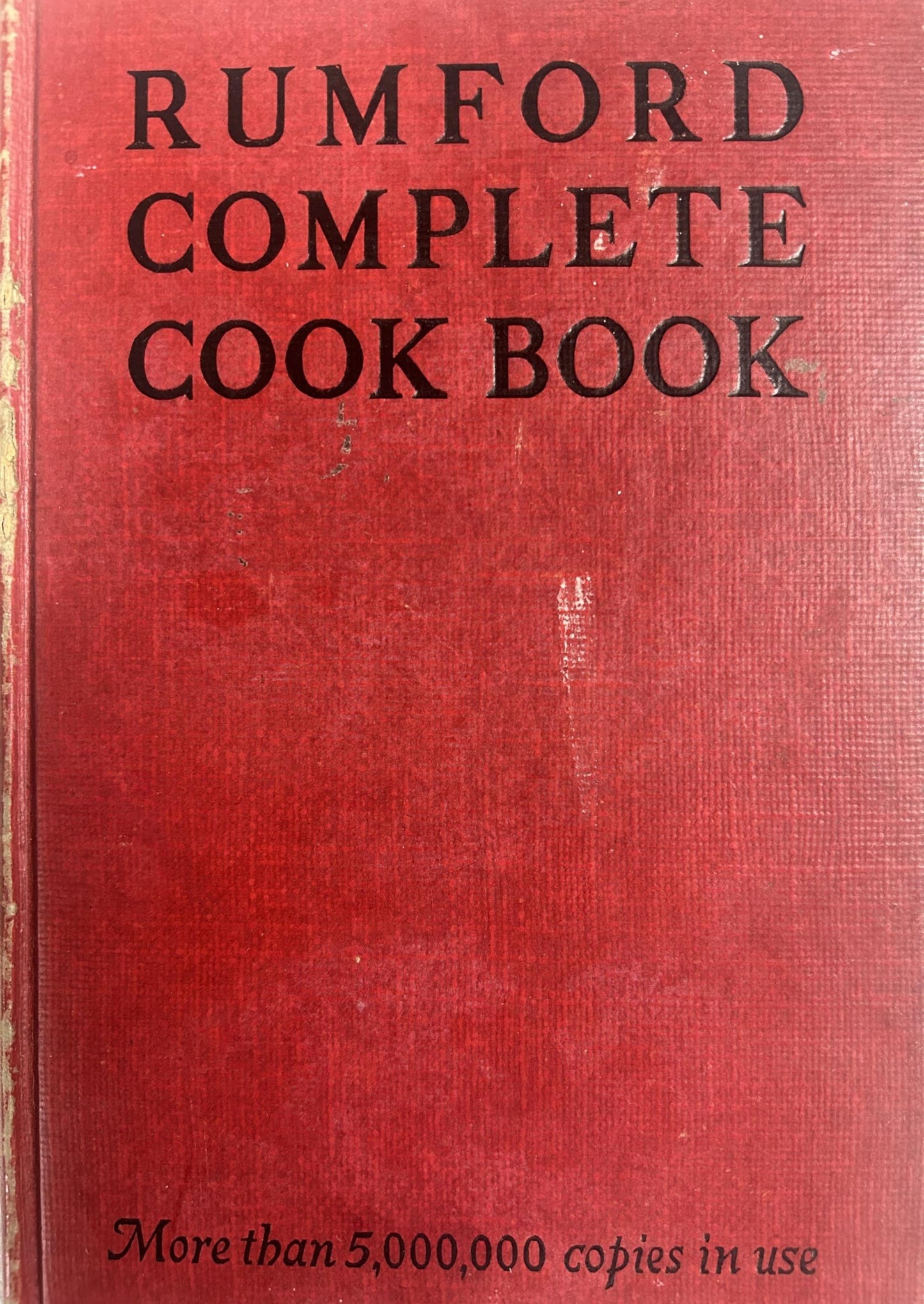 1948 Rare Cook Book "Rumford Complete Cook Book" [Hardcover] unknown book cover