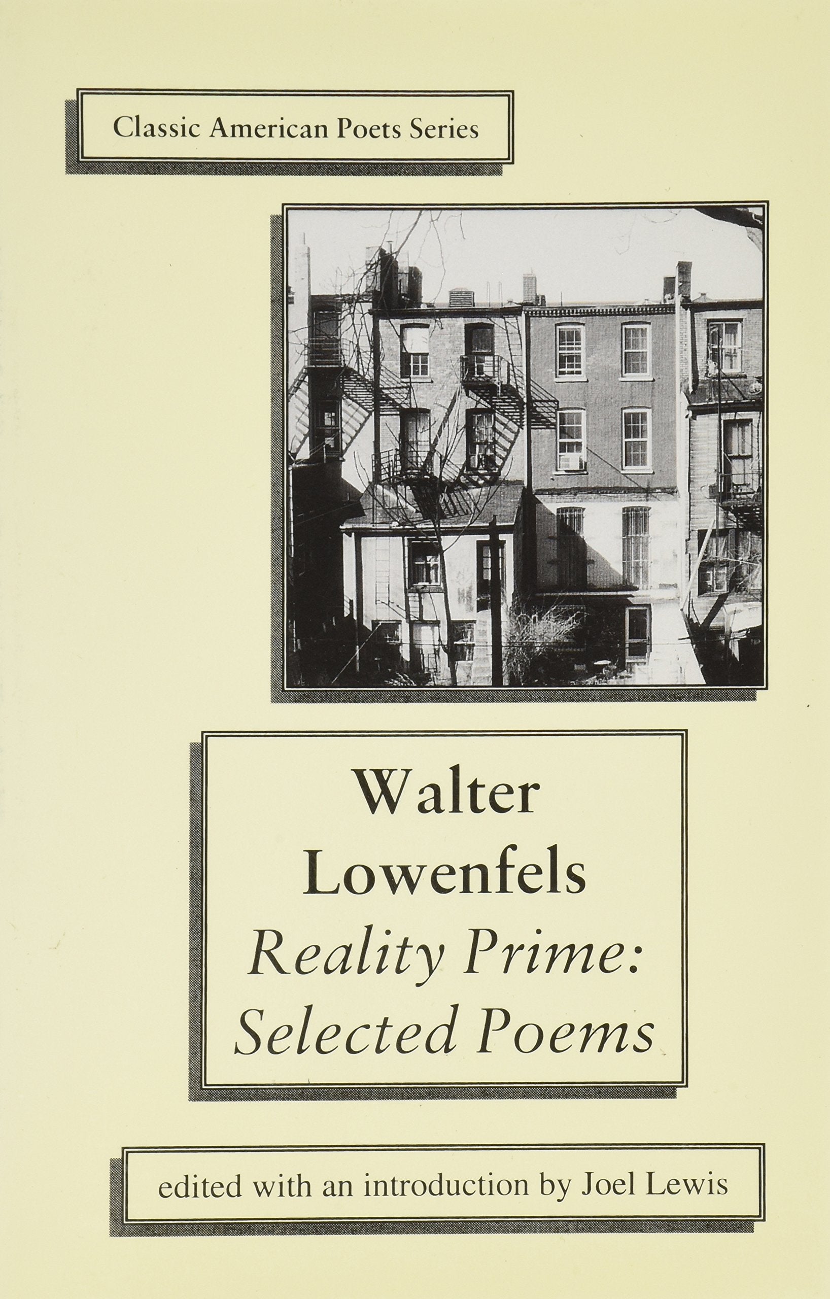 Reality Prime: Selected Poems book cover