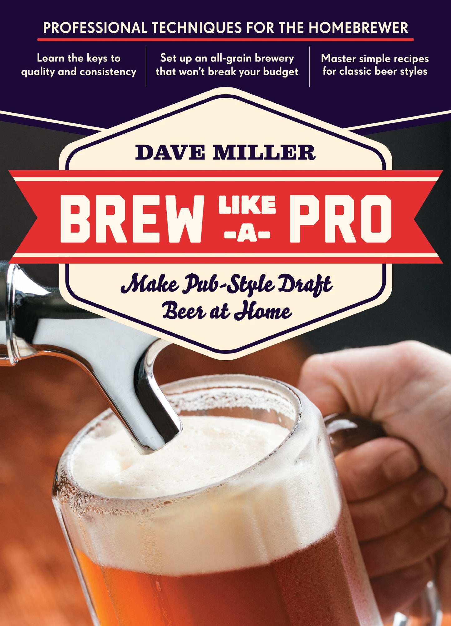 Brew Like a Pro: Make Pub-Style Draft Beer at Home book cover