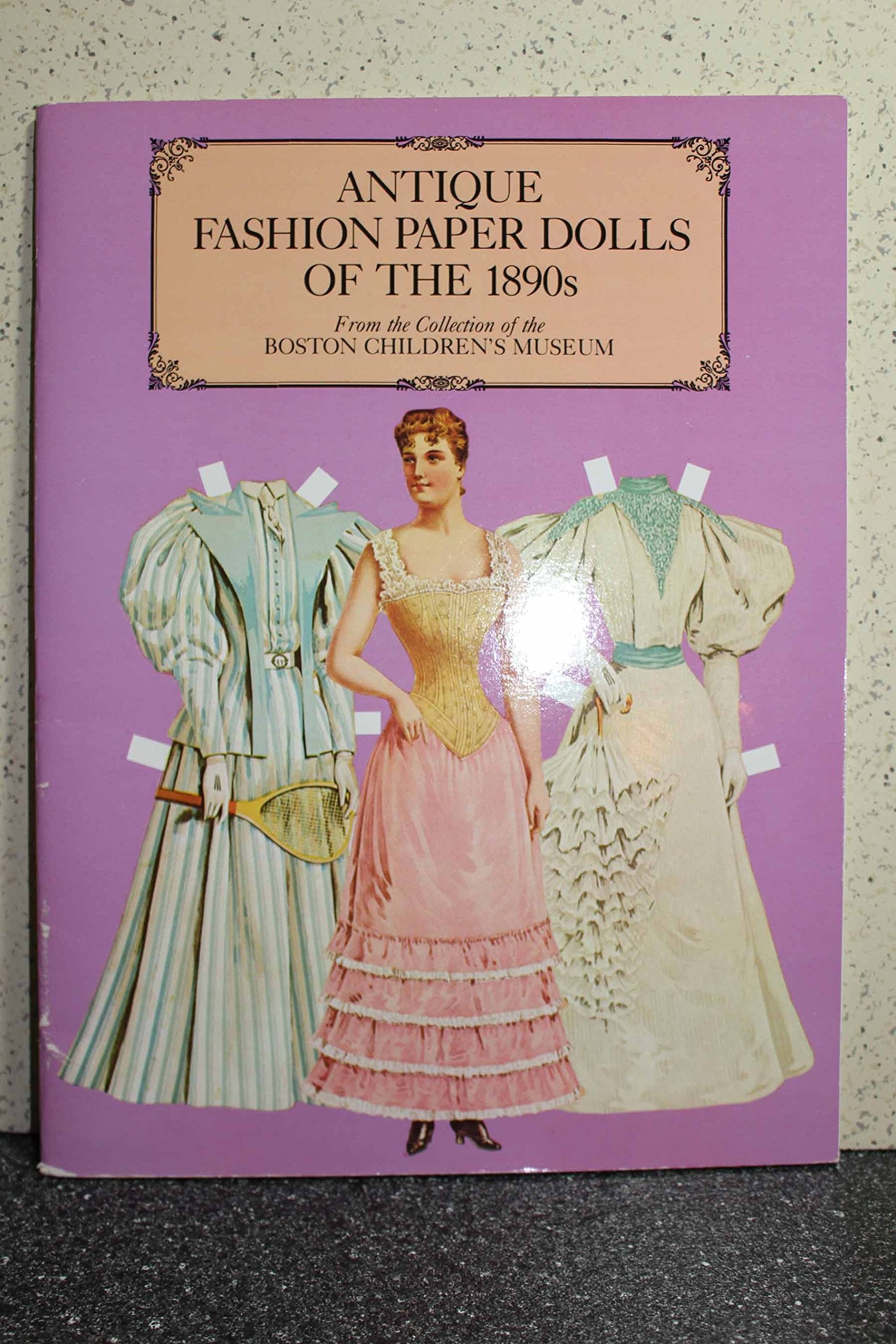Antique Fashion Paper Dolls of the 1890s book cover