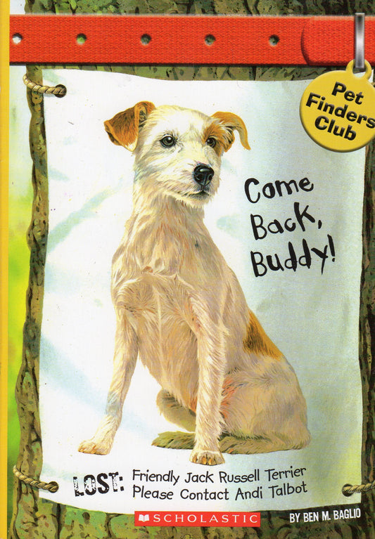 Come Back, Buddy! (Pet Finders Club #1)