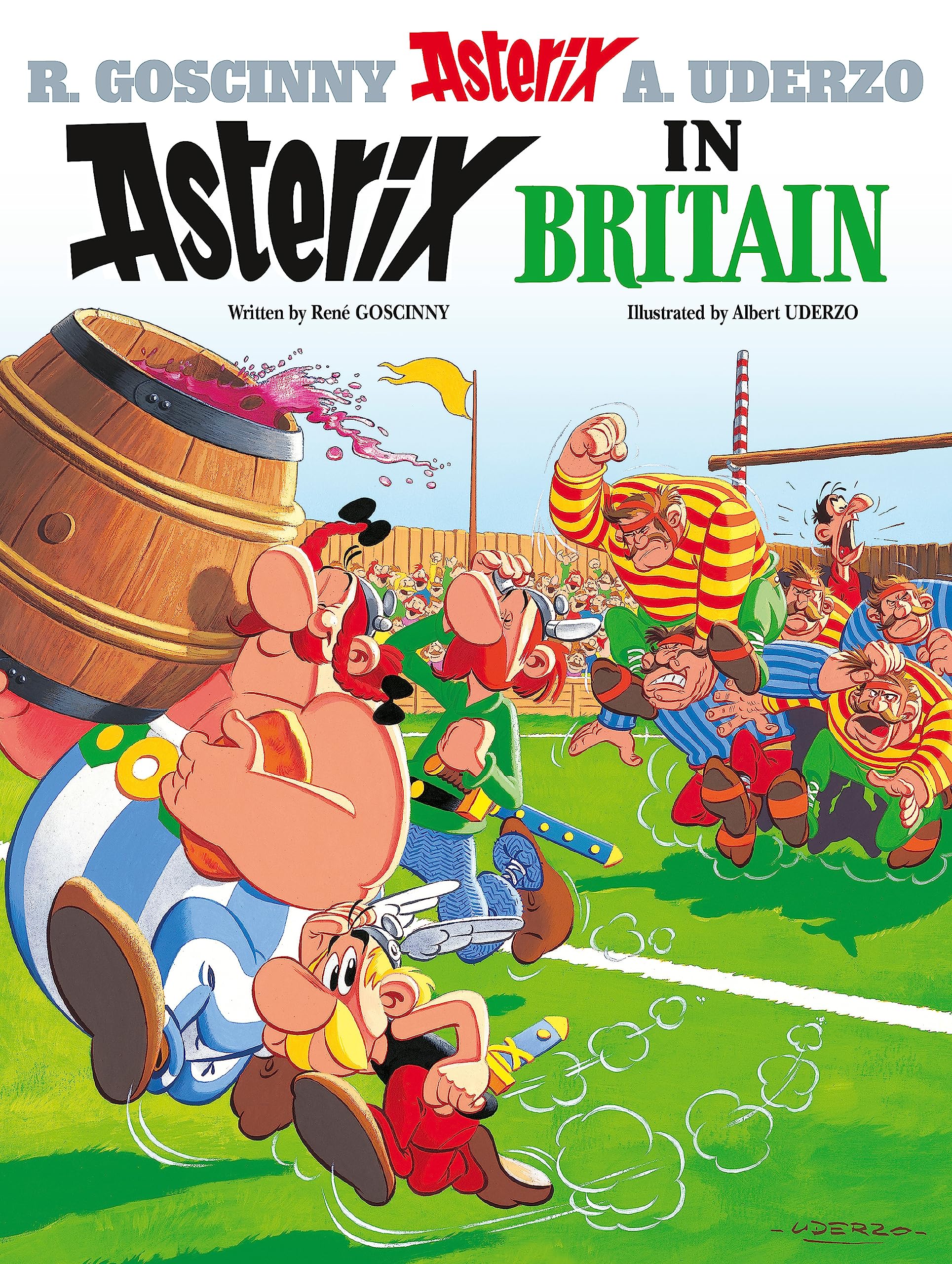 Asterix in Britain book cover