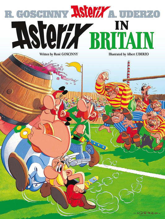 Asterix in Britain book cover