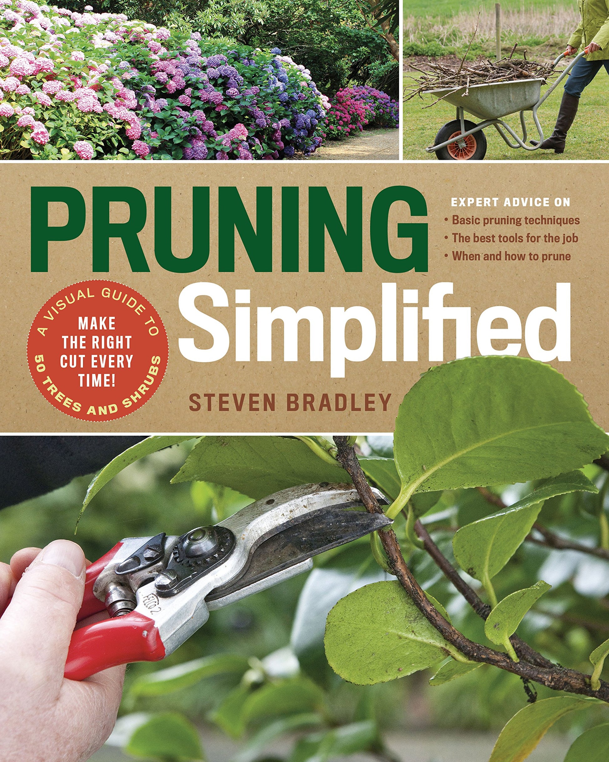 Pruning Simplified: A Step-By-Step Guide to 50 Popular Trees and Shrubs book cover