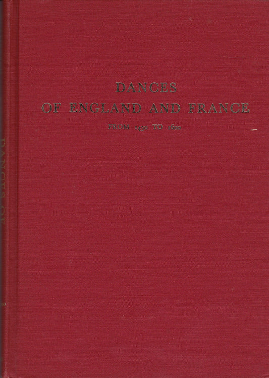 Dances of England and France from 1450-1600 book cover