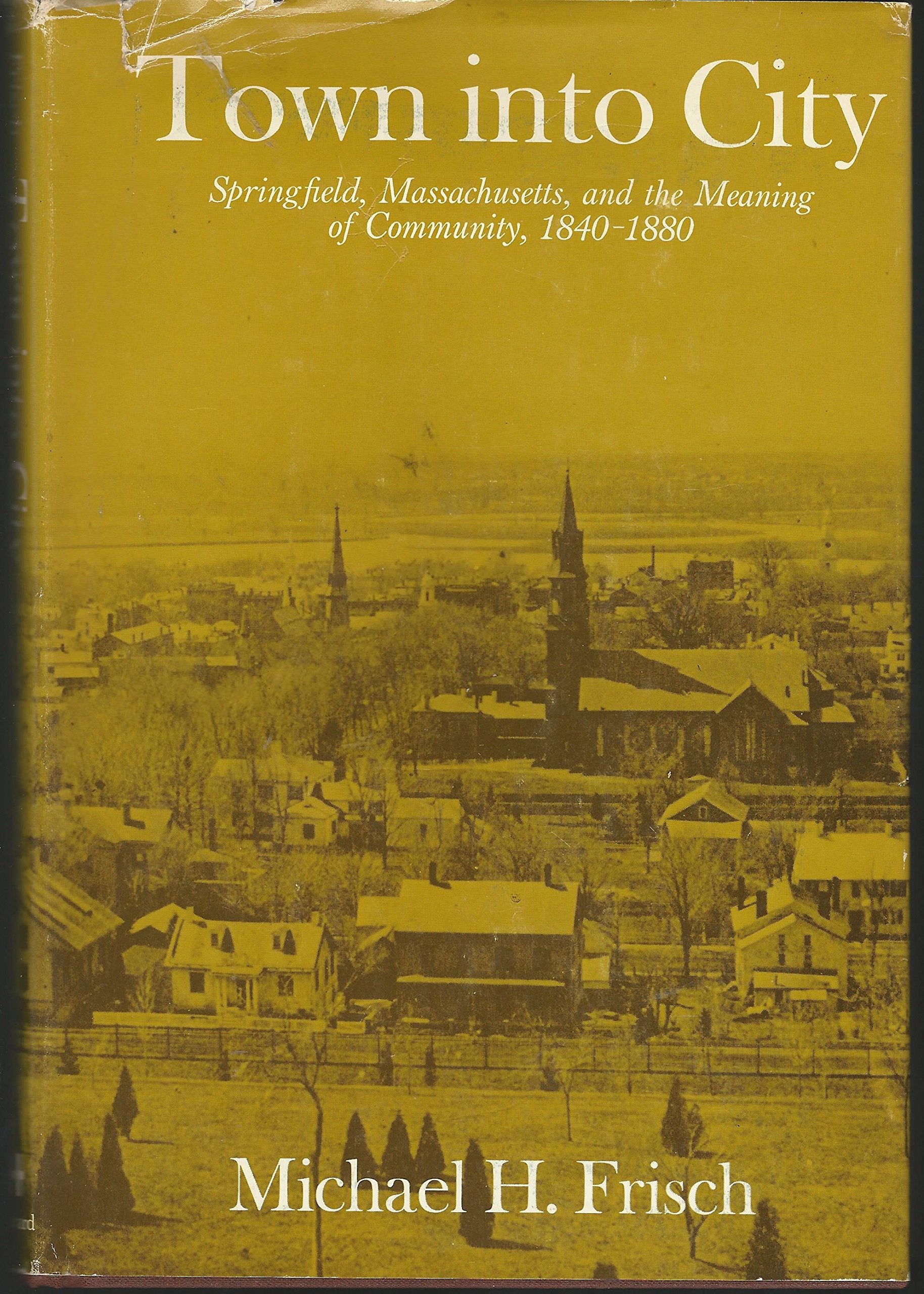 Town Into City: Springfield, Massachusetts, and the Meaning of Community, 1840-1880 book cover