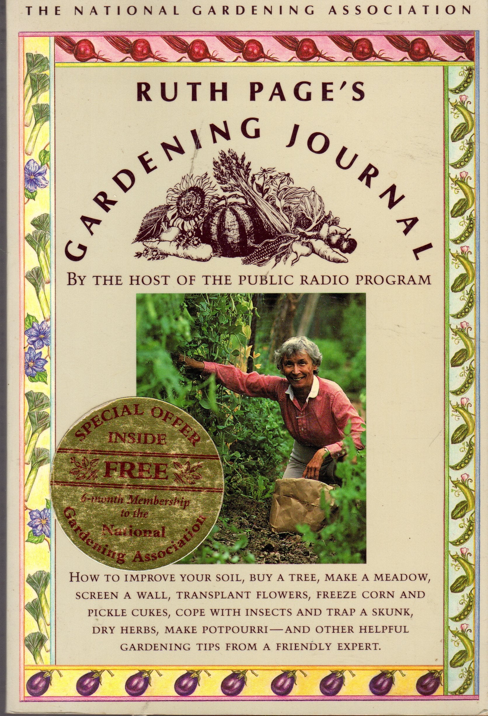 Ruth Page's Gardening Journal book cover