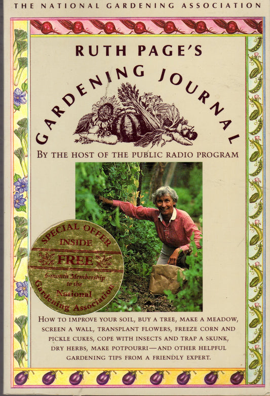 Ruth Page's Gardening Journal book cover