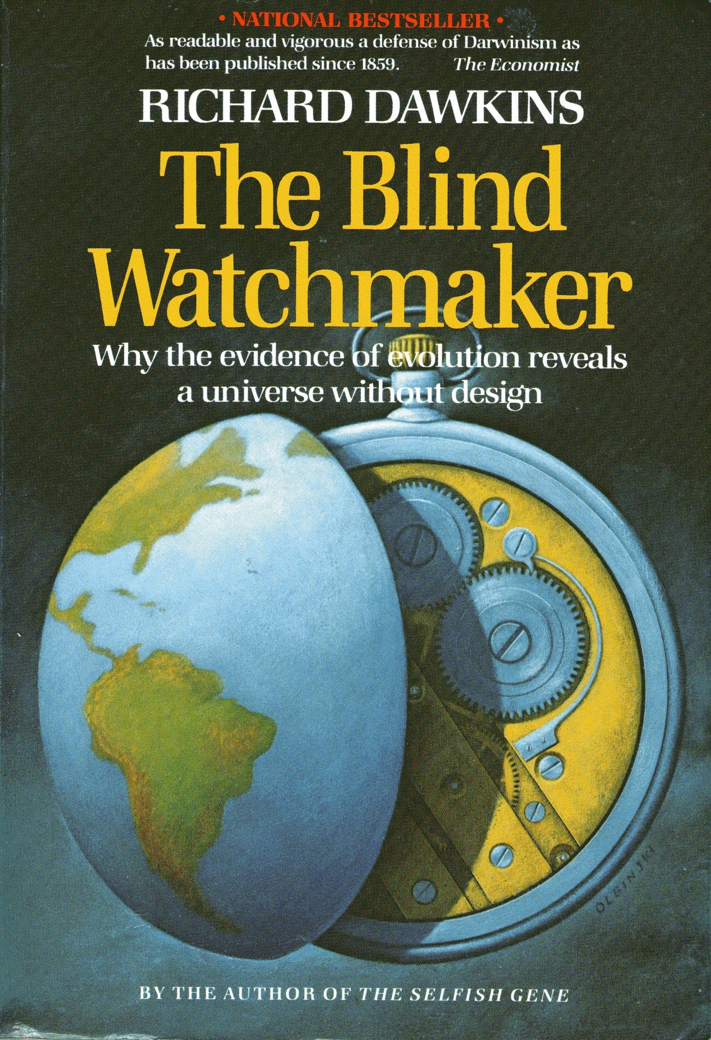 Blind Watchmaker: Why the Evidence of Evolution Reveals a Universe Without Design (Reissued in 2006 and 1996) book cover
