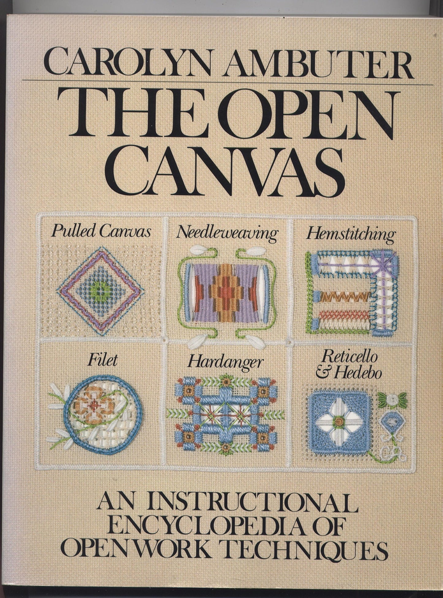 Open Canvas: An Instrctional Encyclopedia of Openwork Techniques book cover