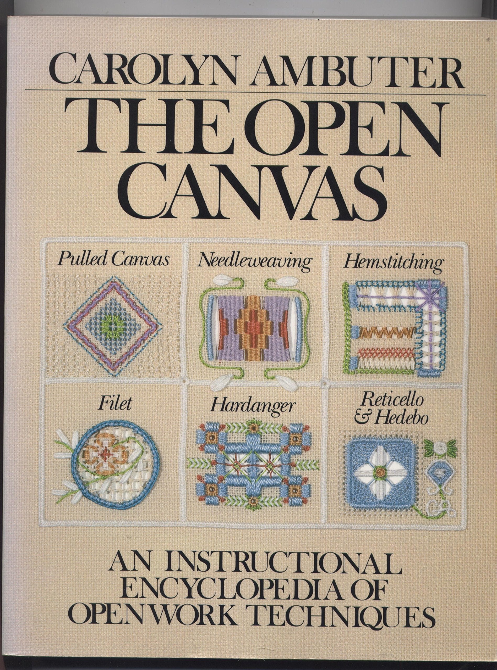 Open Canvas: An Instrctional Encyclopedia of Openwork Techniques book cover