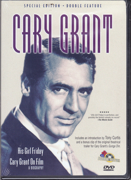 His Girl Friday/Cary Grant on Film: A Biography [DVD] book cover