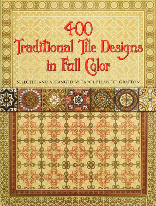 400 Traditional Tile Designs in Full Color book cover