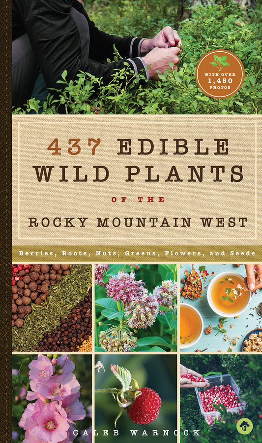 437 Edible Wild Plants of the Rocky Mountain West: Berries, Roots, Nuts, Greens, Flowers, and Seeds book cover