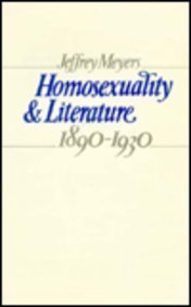 Homosexuality and Literature 1890-1930