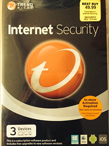 Trend Micro Internet Security 3 Devices Mac/Windows (bestbuy version)